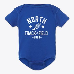 North High School Track and Field Baby Onesie