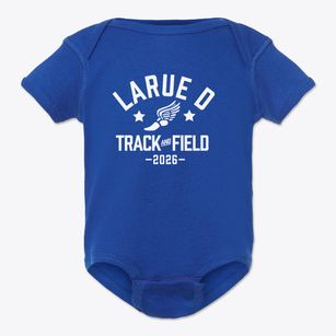 Larue D Carter Memorial Hospital School Track and Field Baby Onesie