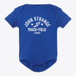 John Strange Elementary School Track and Field Baby Onesie