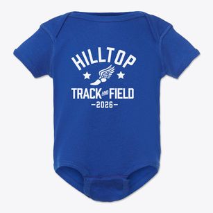 Hilltop Kindergarten Track and Field Baby Onesie