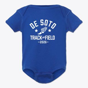 De Soto Intermediate School Track and Field Baby Onesie