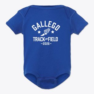 Gallego Elementary School Track and Field Baby Onesie