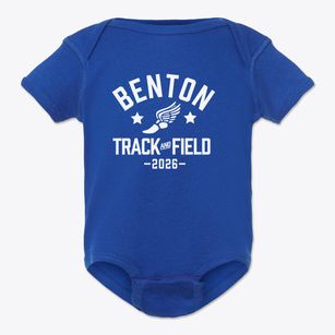 Benton Community High School Track and Field Baby Onesie