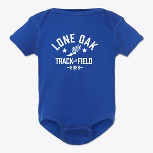Lone Oak Middle School Track and Field Baby Onesie