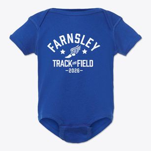 Farnsley Middle School Track and Field Baby Onesie