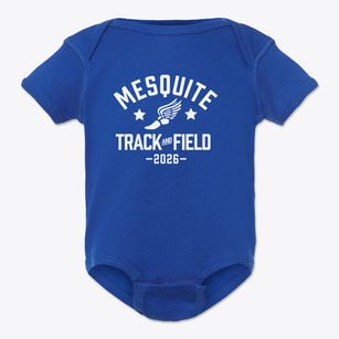 Mesquite Junior High School Track and Field Baby Onesie