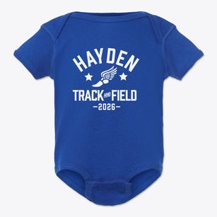 Hayden R Lawrence Middle School Track and Field Baby Onesie