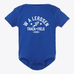 W A Lerosen School Track and Field Baby Onesie