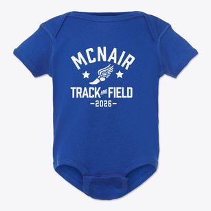 Mcnair Elementary School Track and Field Baby Onesie