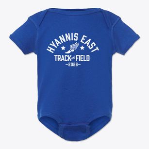 Hyannis East Elementary School Track and Field Baby Onesie