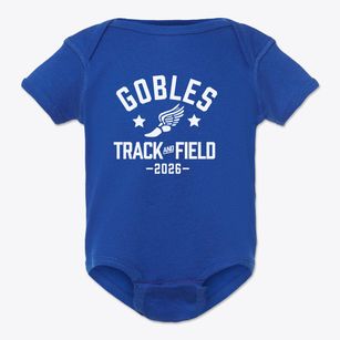 Gobles Junior Academy Track and Field Baby Onesie