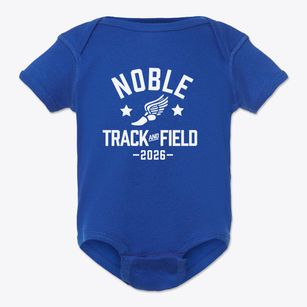 Noble Elementary School Track and Field Baby Onesie