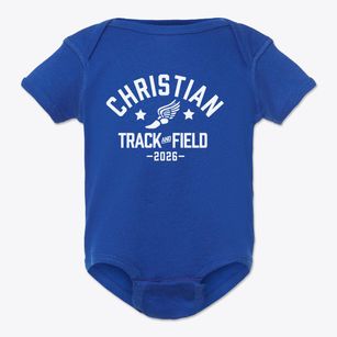 Christian Liberty School Track and Field Baby Onesie