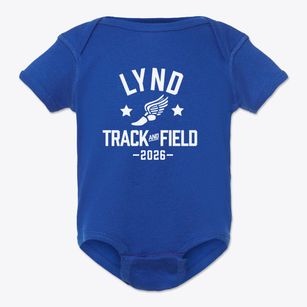 Lynd Elementary School Track and Field Baby Onesie