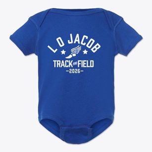 L O Jacob Elementary School Track and Field Baby Onesie