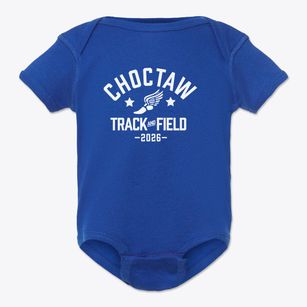 Choctaw Middle School Track and Field Baby Onesie
