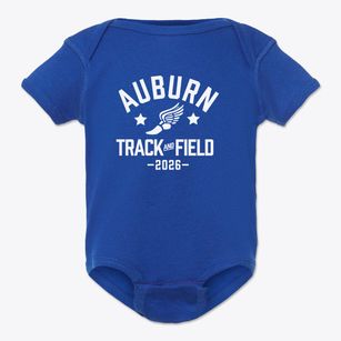 Auburn Middle School Track and Field Baby Onesie