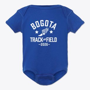 Bogota High School Track and Field Baby Onesie
