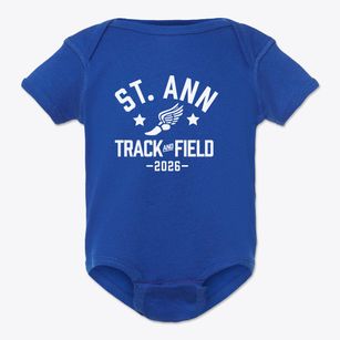 Saint Ann School Track and Field Baby Onesie
