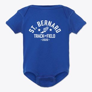 Saint Bernard School Track and Field Baby Onesie