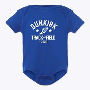 Dunkirk Elementary School 5 Track and Field Baby Onesie