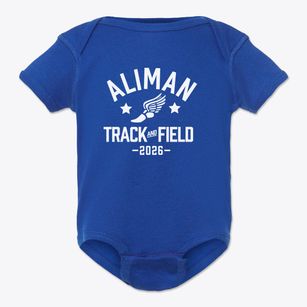 Aliman School Track and Field Baby Onesie
