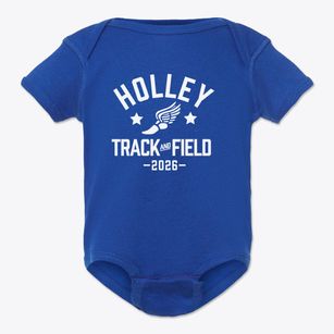 Holley High School Track and Field Baby Onesie