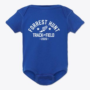 Forrest Hunt Elementary School Track and Field Baby Onesie