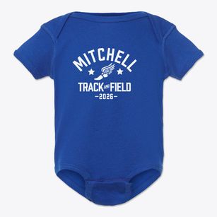 Mitchell High School Track and Field Baby Onesie