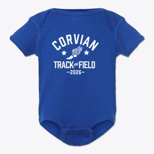 Corvian Community Track and Field Baby Onesie