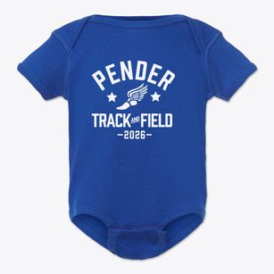 Pender High School Track and Field Baby Onesie