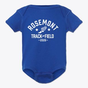 Rosemont Baptist School Track and Field Baby Onesie