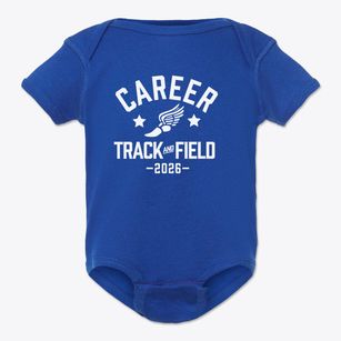 Career Center Track and Field Baby Onesie