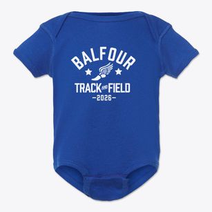 Balfour Elementary School Track and Field Baby Onesie