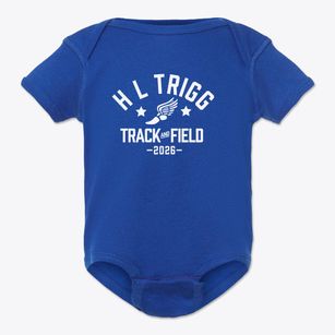 H L Trigg Community School Track and Field Baby Onesie