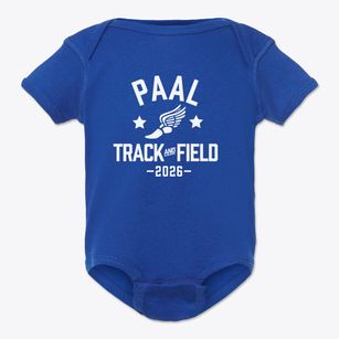 Paal Academy High School Track and Field Baby Onesie