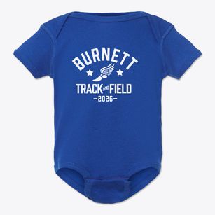 Burnett Elementary School Track and Field Baby Onesie
