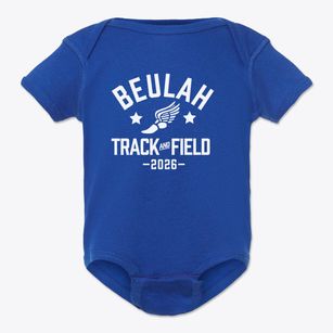 Beulah High School Track and Field Baby Onesie