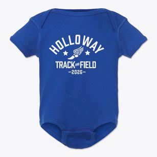 Holloway Elementary School Track and Field Baby Onesie