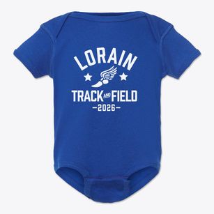 Lorain High School Track and Field Baby Onesie