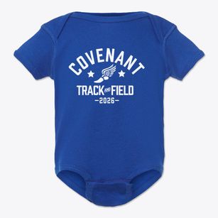 Covenant Christian School Track and Field Baby Onesie