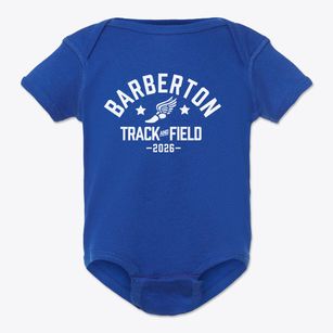Barberton High School Track and Field Baby Onesie