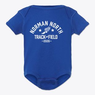 Norman North High School Track and Field Baby Onesie