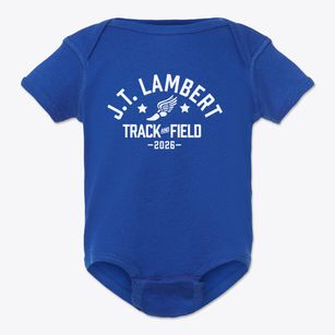 J.t. Lambert Intermediate School Track and Field Baby Onesie