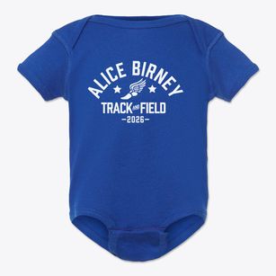 Alice Birney Middle School Track and Field Baby Onesie