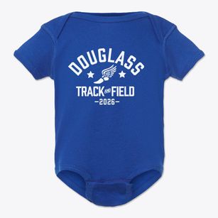 Douglass Elementary School Track and Field Baby Onesie