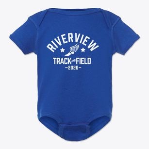Riverview Middle School Track and Field Baby Onesie