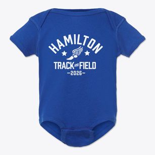 Hamilton Elementary School Track and Field Baby Onesie