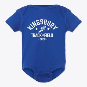 Kingsbury High School Track and Field Baby Onesie