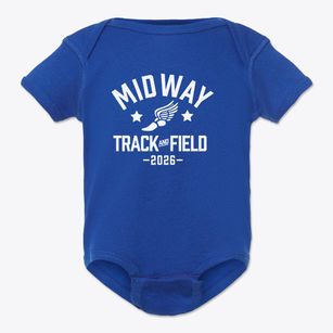 Midway High School Track and Field Baby Onesie